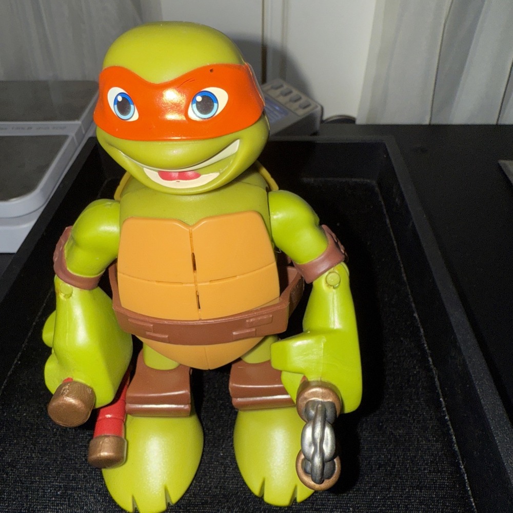Teenage Mutant Ninja Turtles 6" Talking Raphael Figure 2015 Viacom Working 3866